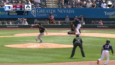 Carson Whisenhunt In play, run(s) to Andrew Velazquez
