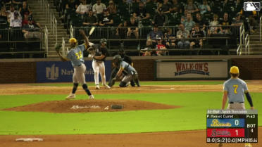 Yoniel Curet's sixth strikeout