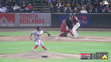 Nick Becker doubles (1) on a line drive to left fielder Jeffery Heard. Grant Jay scores. Starlin Aguilar to 3rd.