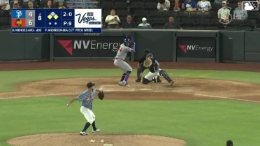 Hendry Mendez grounds into a double play, shortstop Drew Swift to first baseman Joey Meneses. Gabriel Gonzalez scores. Orlando Arcia out at 2nd. Hendry Mendez out at 1st.