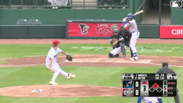 Asbel Gonzalez singles on a ground ball to right fielder Nate Nankil. Nolan Sailors scores. Asbel Gonzalez out at 2nd on the throw, right fielder Nate Nankil to first baseman C.J. Pittaro to shortstop Ali Camarillo to first baseman C.J. Pittaro.