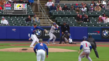 RJ Schreck homers (7) on a fly ball to right center field. Josh Rivera scores. Carlos Mendoza scores.
