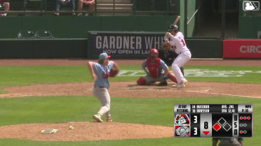 Daniel Bucciero singles on a sharp line drive to center fielder Yordalin Peña. Pedro Pineda scores.