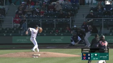 Michael Stefanic singles on a ground ball to center fielder Victor Labrada. Joshua Kuroda-Grauer scores.