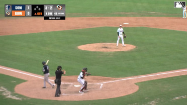 Patrick Reilly records his fifth strikeout