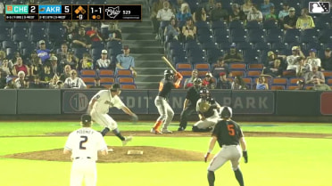 Aron Estrada grounds out, shortstop Alex Mooney to first baseman Bennett Thompson. Thomas Sosa scores. Douglas Hodo III to 3rd.
