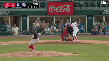 Paul McIntosh homers (3) on a fly ball to left field.