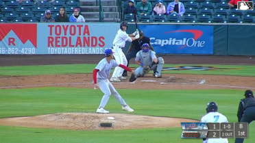 Dustin Crenshaw reaches on a fielding error by second baseman Bryan Andrade. Grant Jay scores. George Feliz to 3rd.