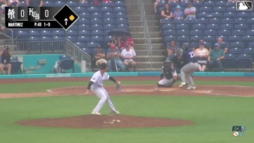 Franklin Primera homers (2) on a fly ball to left center field. Henry Godbout scores.