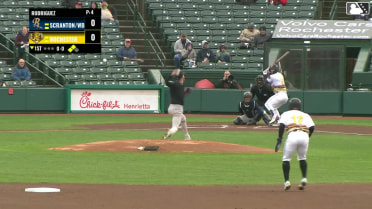 Dylan Crews grounds out, shortstop Paul DeJong to first baseman Ernesto Martinez Jr. Christian Franklin scores.
