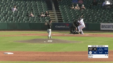 Gregory Barrios homers (1) on a fly ball to left center field.