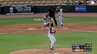 Ivan Sosa doubles (5) on a sharp line drive to center fielder Conor Essenburg. Angel Ramirez scores. Ricson Gonzalez to 3rd.