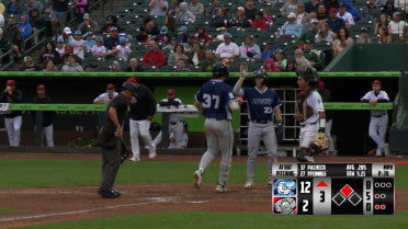 West Michigan's 13-run inning