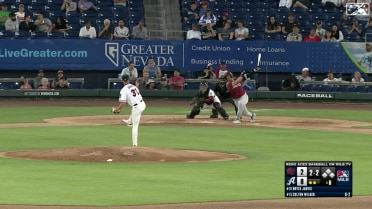 Bryce Jarvis records his fifth strikeout of the game