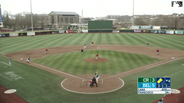 Starlyn Caba singles on a line drive to right fielder Caden Kendle. Chase Jaworsky scores. Colby Shade to 3rd.