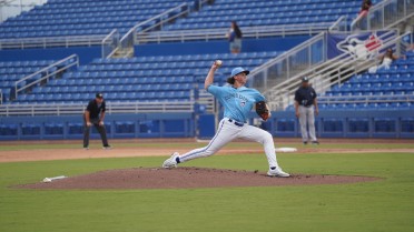 Mussels no-hit Blue Jays in six-inning, rain-shortened contest