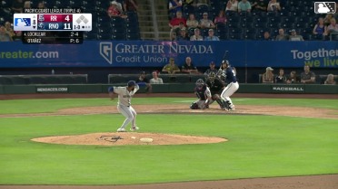 Tyler Locklear homers (6) on a fly ball to right field.