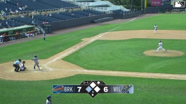 Yonatan Henriquez doubles (18) on a line drive to right fielder Elijah Nunez. Trey Snyder scores.