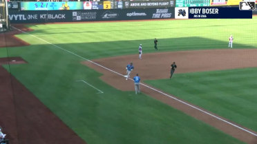 Bobby Boser homers (8) on a fly ball to left center field. Clark Elliott scores.