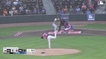 Blake Burke's first Double-A home run