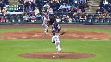 Dante Nori singles on a line drive to center fielder Jacob Humphrey. Austin Murr scores.