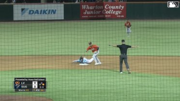 Jason Schiavone records 30th stolen base of season