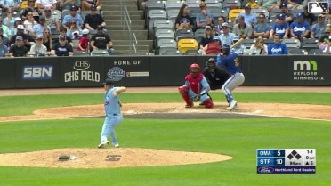 Matthew Lugo homers (6) on a fly ball to right center field.