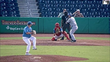 Adam Hackenberg doubles (2) on a fly ball to right fielder Jonathan Hogart. Juan Sanchez scores. Aldo Gaxiola to 3rd.
