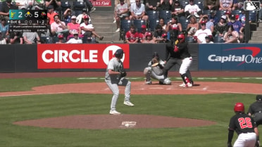 Manuel Beltre homers (3) on a fly ball to left field. Matt Scannell scores.