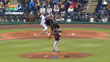 Andy Perez grounds out, shortstop Carter Young to first baseman Anderson De Los Santos. Bryant Betancourt scores.