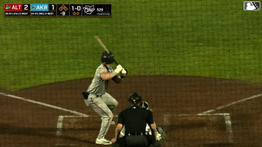 Jack Brannigan homers (6) on a fly ball to right center field.