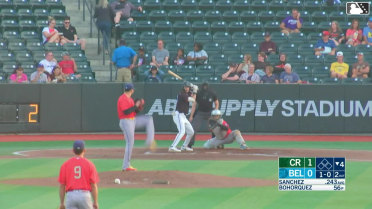 Adrian Bohorquez In play, run(s) to Brian Sanchez