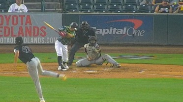 Jaxon Dalena records a strikeout