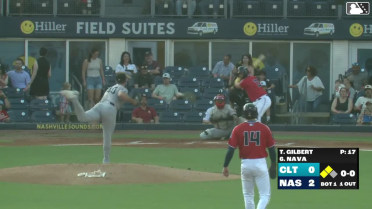 Andrick Nava singles on a ground ball to center fielder Rikuu Nishida. Luke Adams scores. Tyler Black scores.