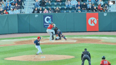 Chris Meyers singles on a line drive to center fielder Elijah Nunez. Andrew Jenkins scores. E.J. Exposito to 3rd.
