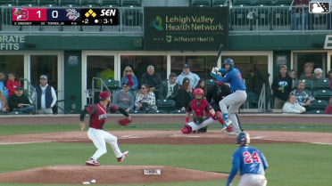 William Simoneit walks. Riley Tirotta scores. Josh Rivera to 3rd. Carlos Mendoza to 2nd.