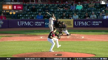 Tavian Josenberger homers (3) on a fly ball to right field. Carter Young scores. Fernando Peguero scores.
