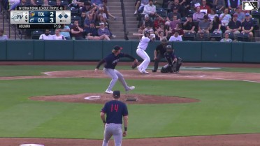 Petey Halpin singles on a ground ball to left fielder Tyler Gentry. Maick Collado scores. Kevin Rivas to 2nd.