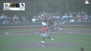 Omar Martinez doubles (3) on a ground ball to right fielder Jared Dickey. Jeimer Candelario scores. Ben Gobbel scores.