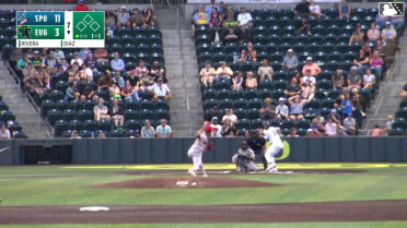Lisbel Diaz homers (11) on a fly ball to center field.