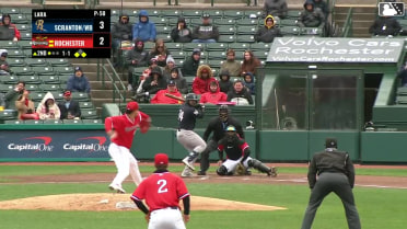 Jasson Domínguez singles on a line drive to left fielder Andrew Pinckney. Braden Shewmake scores. Jonathan Ornelas to 2nd.