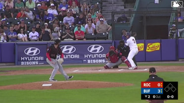 C.J. Stubbs homers (3) on a fly ball to left center field.