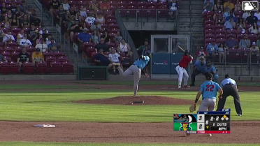 Eduardo Tait strikes out swinging and Yasser Mercedes caught stealing 3rd, catcher Wilson Weber to third baseman Emilio Barreras to catcher Wilson Weber.