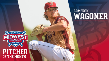 Cameron Wagoner Wins Midwest League Pitcher of the Month for August