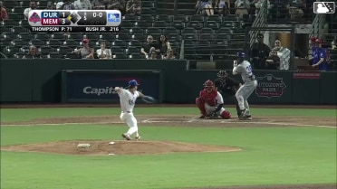 Brandt Thompson In play, run(s) to Homer Bush Jr.