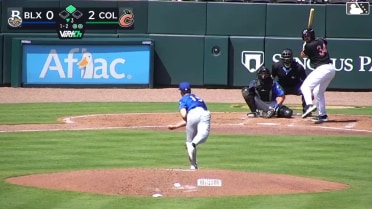 Adam Zebrowski homers (2) on a fly ball to center field. Luke Waddell scores.