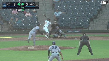 Cameron Leary singles on a ground ball to center fielder Anthony Huezo. Euribiel Angeles scores. Pedro Pineda to 3rd.