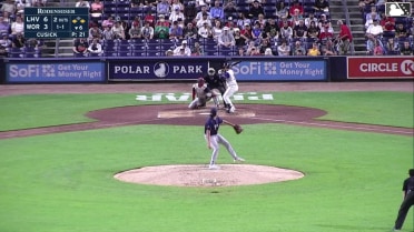 Andrew Knizner singles on a line drive to right fielder Tommy Pham. Franklin Arias scores. Mikey Romero scores.