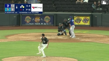 Alex Jackson homers (5) on a fly ball to center field. Orlando Arcia scores.