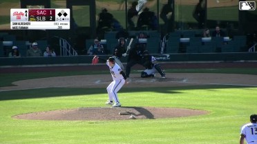 Sam Aldegheri In play, run(s) to Nate Furman